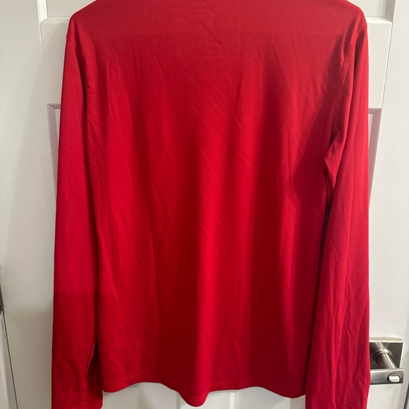 Asmar Equestrian Sustainable logo tee riding shirt Red XL - Picture 2 of 4